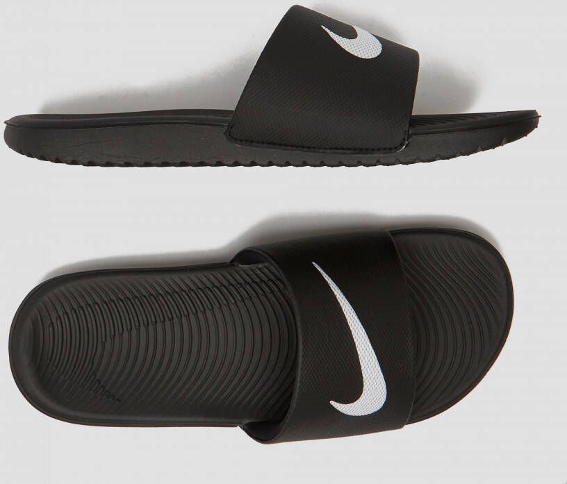 Verdeelstuk Scepticisme Mens Nike Kawa Slide Bgp Slippers Black White - Schoenen.nl