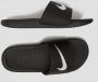 Nike Kawa Slide Bgp Slippers Black White - Thumbnail 12