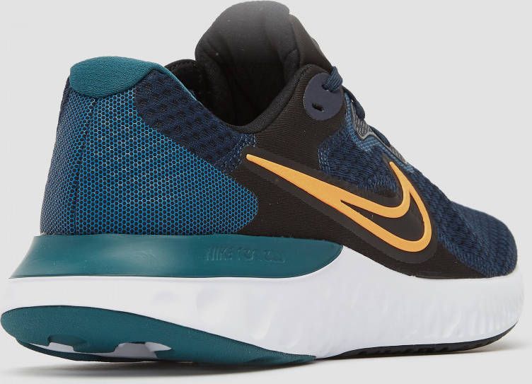 Nike renew run 2 hardloopschoenen blauw heren
