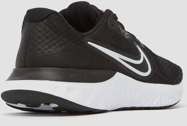 Nike renew run 2 hardloopschoenen zwart wit dames