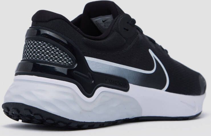 Nike renew run 3 hardloopschoenen zwart wit heren
