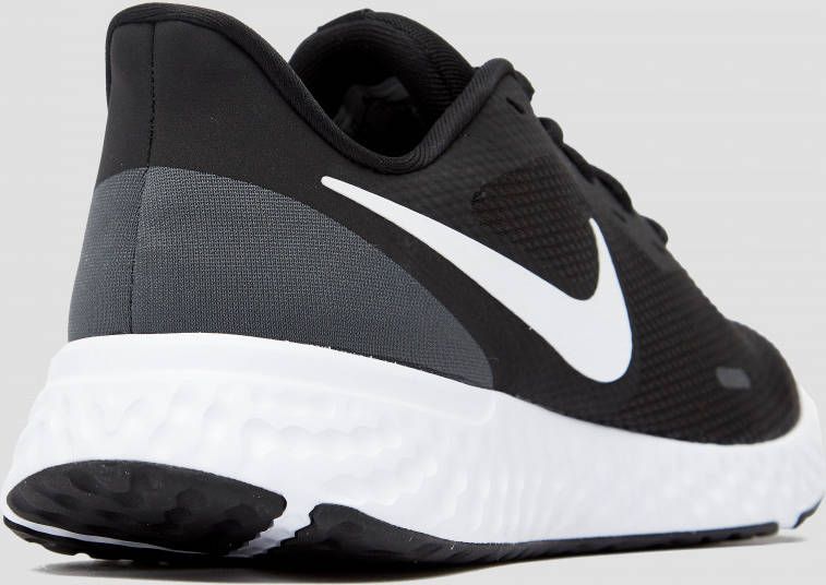 Nike revolution 5 hardloopschoenen zwart wit heren