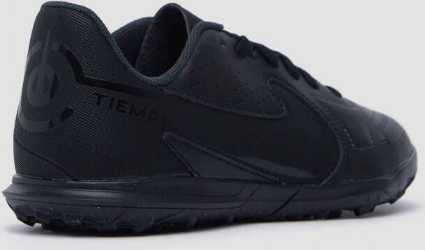 Nike tiempo legend 9 club tf voetbalschoenen zwart grijs kinderen
