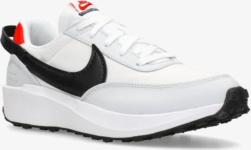 Nike waffle debut sneakers wit zwart heren
