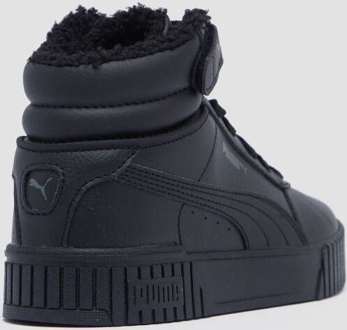 Puma carina 2.0 mid winter sneakers zwart kinderen