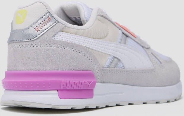 Puma graviton pro sneakers grijs wit dames