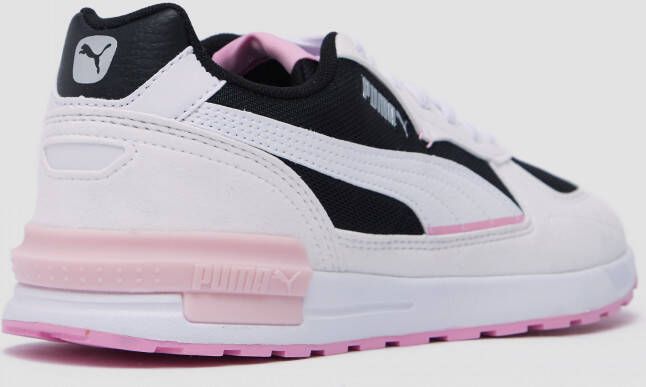 Puma graviton sneakers zwart roze kinderen