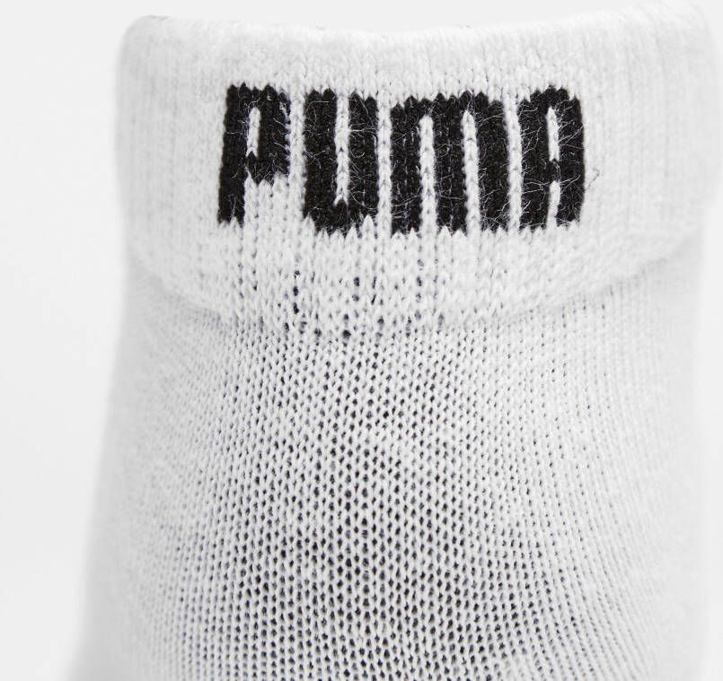 Puma quarter sokken 3-pack wit