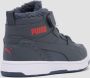 Puma rebound joy fur mid sneakers grijs kinderen - Thumbnail 3