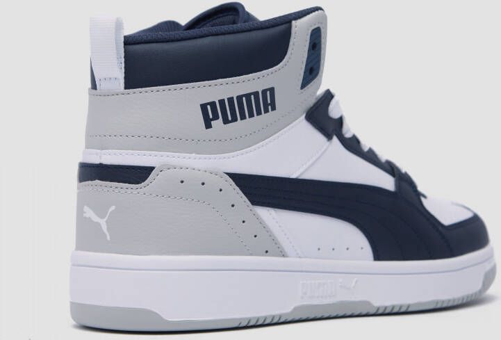Puma rebound joy mid sneakers wit blauw heren