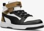 Puma rebound v6 mid classic sneakers wit roze kinderen - Thumbnail 2