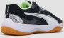 Puma solarflash ii indoorschoenen zwart wit kinderen - Thumbnail 7