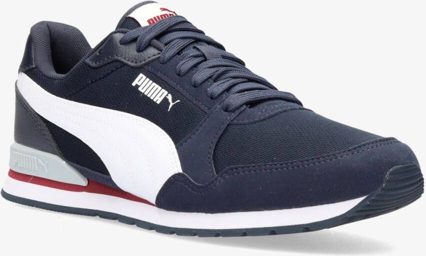 Puma st runner v3 mesh sneakers blauw rood heren