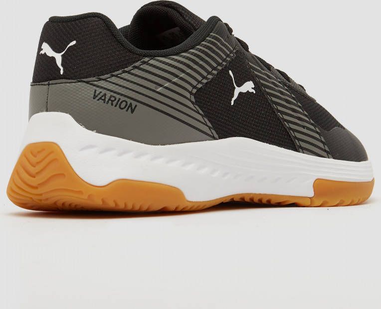 Puma varion indoorschoenen zwart grijs kinderen