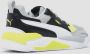 PUMA X Ray 2 Square Sneakers Peuters Lichtgrijs Wit Zwart Geel - Thumbnail 6