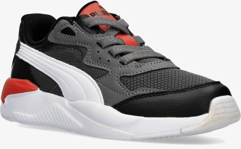 Puma x-ray speed sneakers zwart rood kinderen