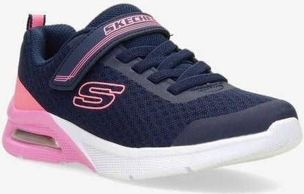 Skechers microspec max sneakers blauw roze kinderen