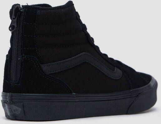 Vans filmore high zip sneakers zwart kinderen