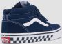 Vans YT Ward V Checker Sidewall Dress Sneaker Blauw - Thumbnail 7