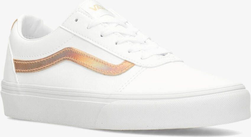 Vans ward sneakers wit bruin dames