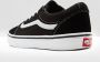 Vans Yt Ward Sneakers (Suede Canvas)Black White - Thumbnail 3
