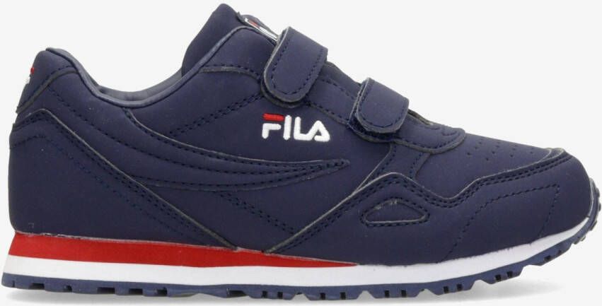 Fila Euro Marineblauw Sneakers Klittenband