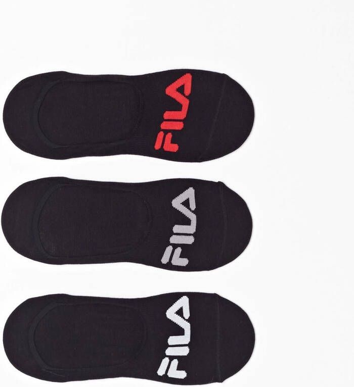 Fila invisible sokken 3-pack zwart