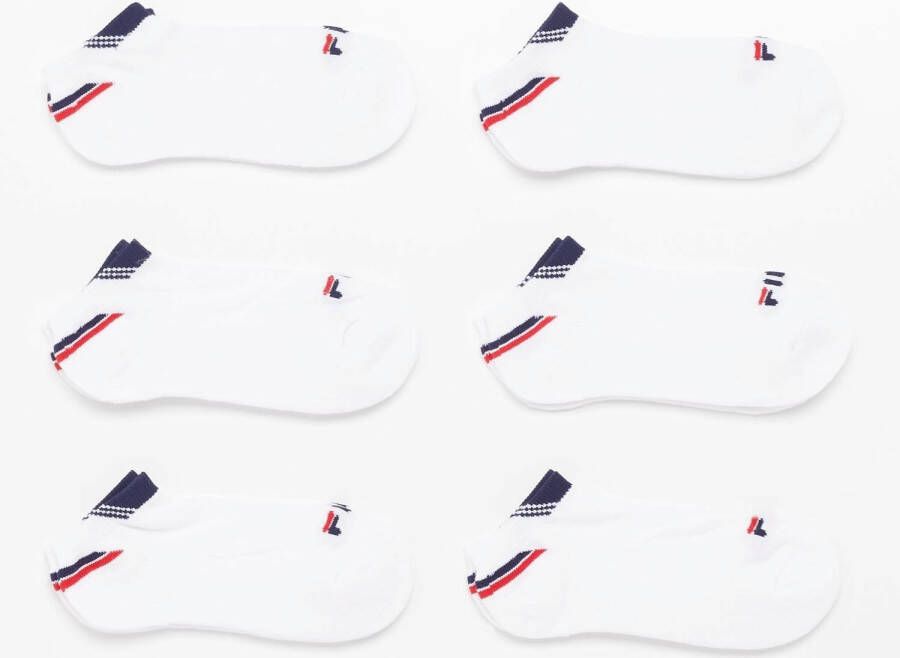 Fila invisible sokken 6-pack wit kinderen