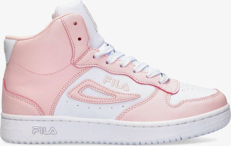 Fila lnx 100-tn mid sneakers wit roze dames