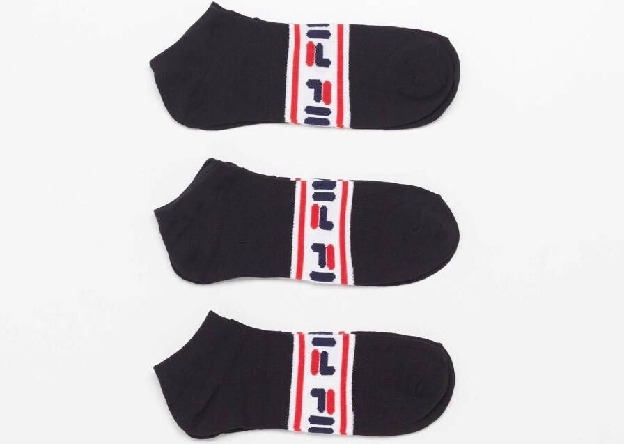 Fila sokken 3-pack zwart grijs