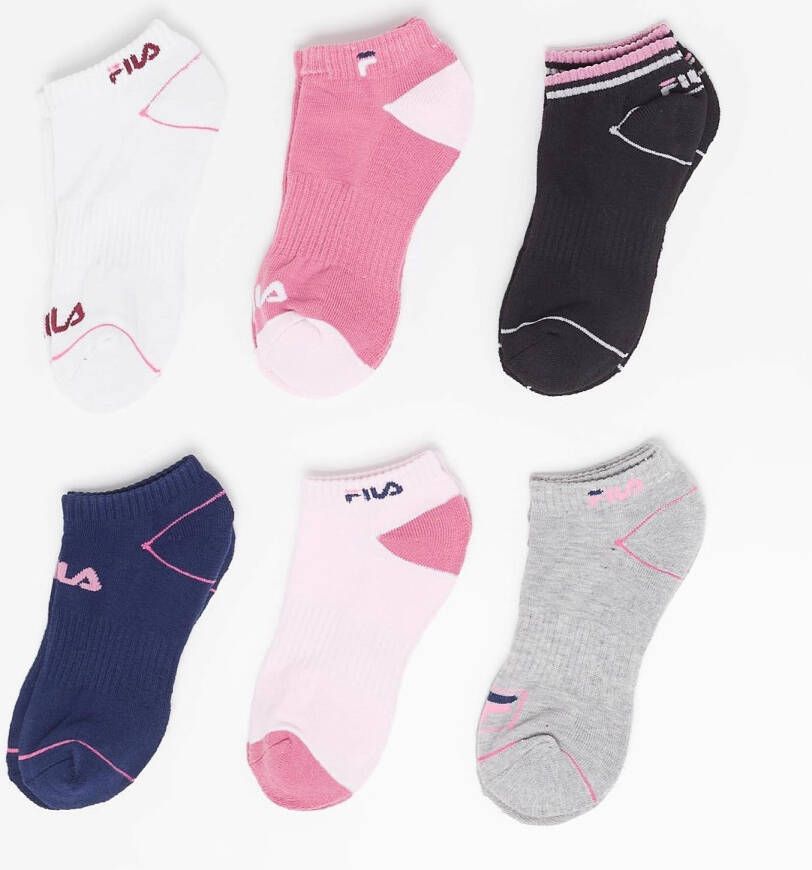 Fila sokken 3-pack zwart grijs