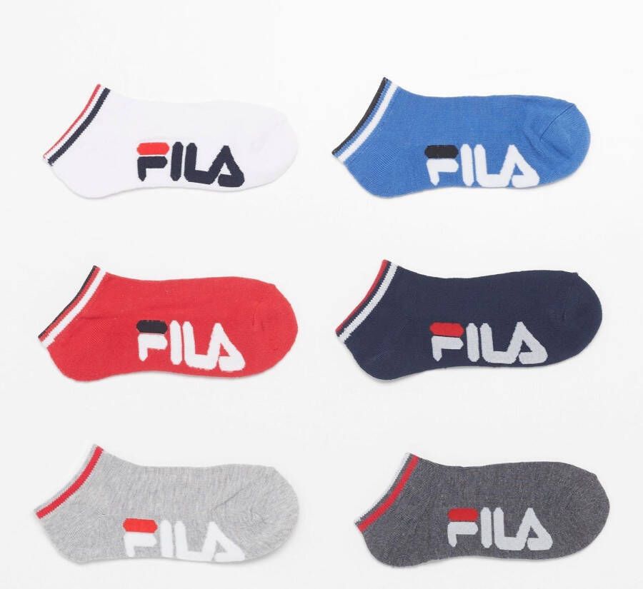 Fila sokken 6-pack grijs blauw