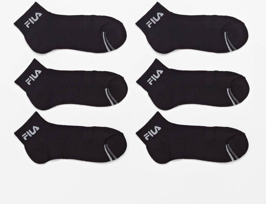 Fila sokken 6-pack zwart