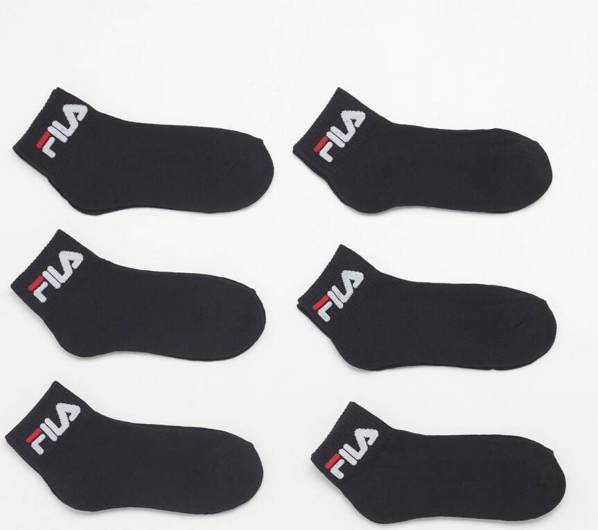 Fila sokken 6-pack zwart