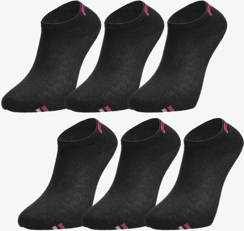 Fila sokken 6-pack zwart dames