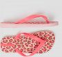 Ipanema Classic Kids teenslippers met panterprint roze - Thumbnail 7