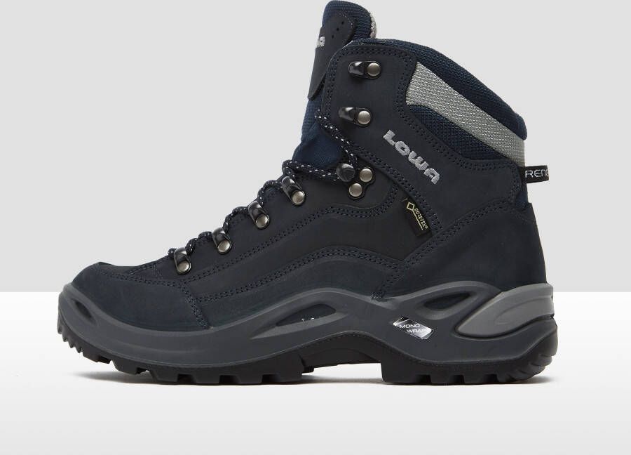 Lowa renegade mid gore-tex wandelschoenen blauw dames