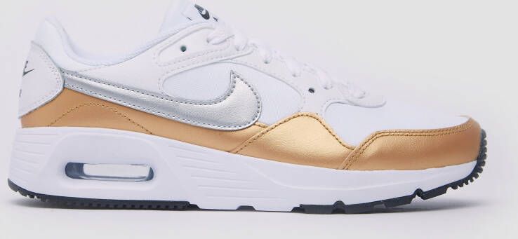 Nike air max wit met shop goud