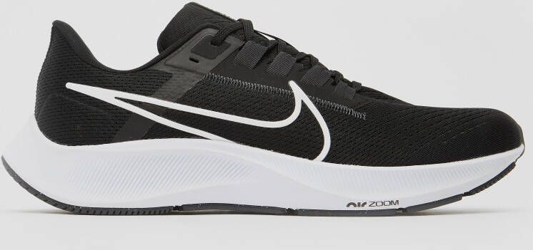Nike air zoom pegasus 38 hardloopschoenen zwart wit heren