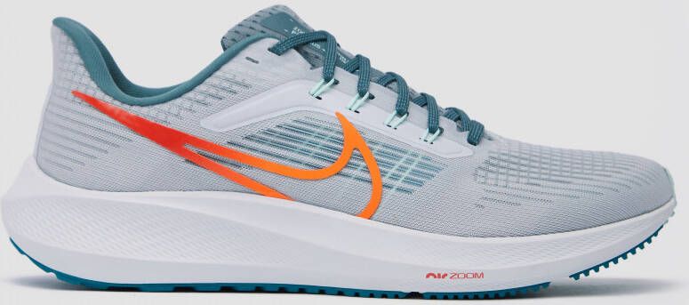 Nike air zoom pegasus 39 hardloopschoenen grijs oranje heren