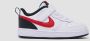 Nike Court Borough Low 2 TDV Sneakers White University Red Black Kinderen - Thumbnail 3