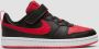 Nike court borough low 2 sneakers zwart rood kinderen - Thumbnail 5