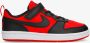 Nike court borough low recraft classic sneakers rood zwart kinderen - Thumbnail 1