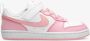Nike court borough low recraft sneakers wit roze kinderen - Thumbnail 2