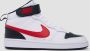 Nike court borough mid 2 sneakers wit rood kinderen - Thumbnail 2
