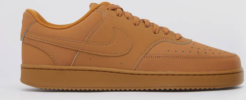 Nike court vision low sneakers geel bruin heren