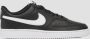 Nike Court Vision Low Sneakers Black White-Photon Dust - Thumbnail 9