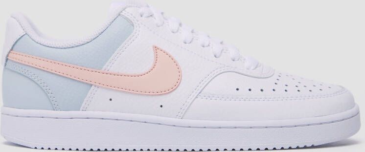 Nike courtvision low sneakers wit roze dames