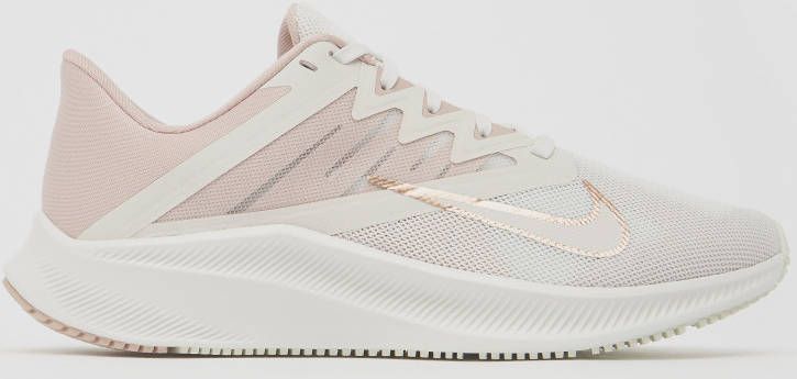 Nike quest 3 hardloopschoenen roze wit dames
