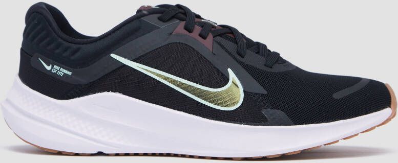 Nike quest 5 hardloopschoenen zwart paars dames